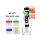 4 En 1 Medidor Ph Ec Tds Temp Auto Calibración Hidroponia Rojo